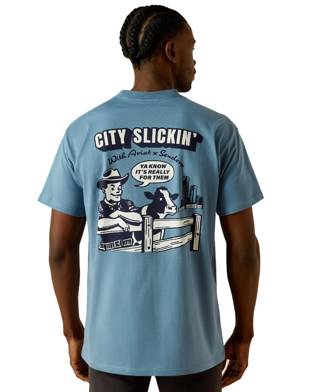 Ariat Mens Sendero Country Fences T-Shirt - Image 2