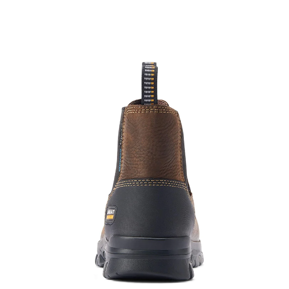 Ariat Mens Treadfast Chelsea Waterproof Steel Toe Work Boots - Image 6