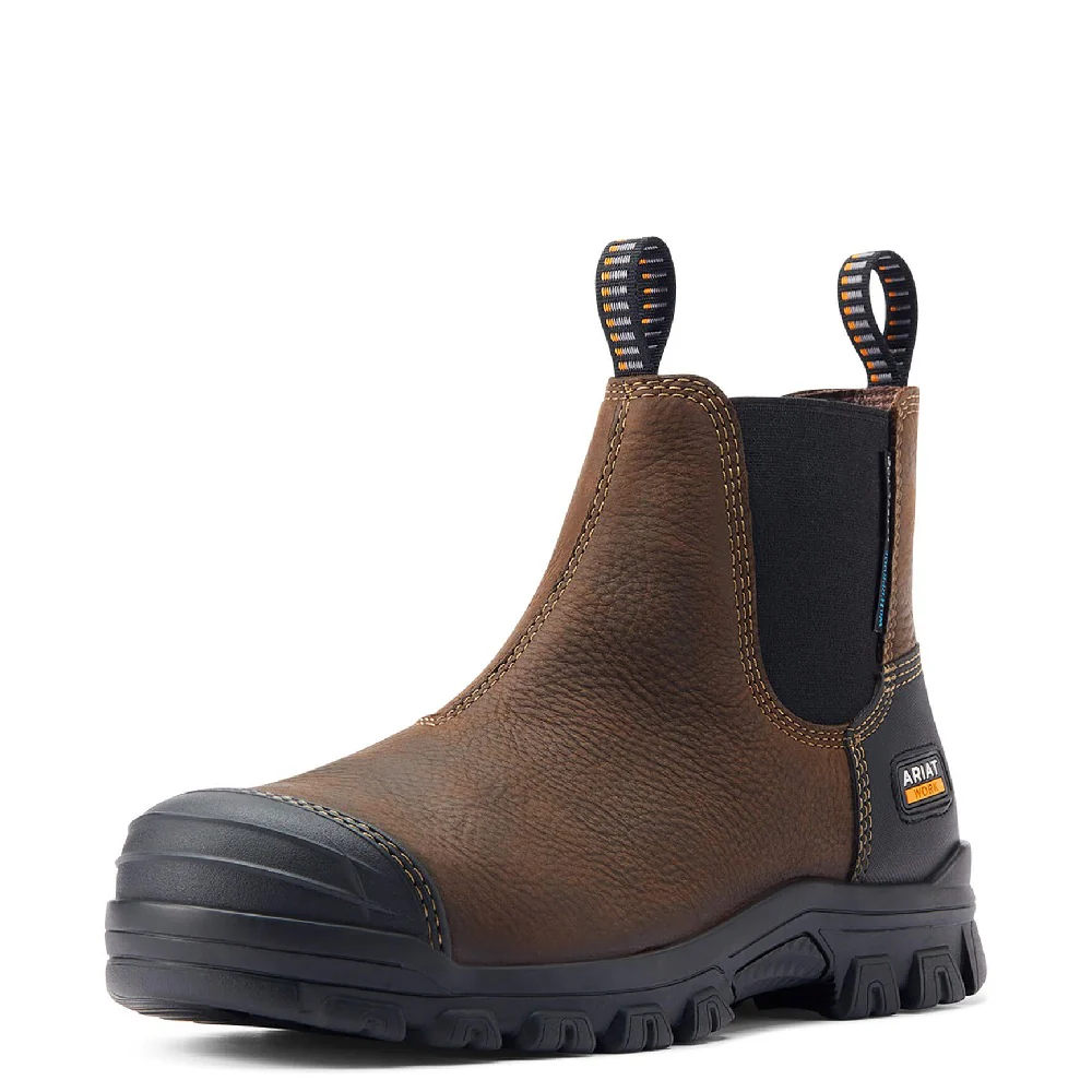 Ariat Mens Treadfast Chelsea Waterproof Steel Toe Work Boots - Image 7