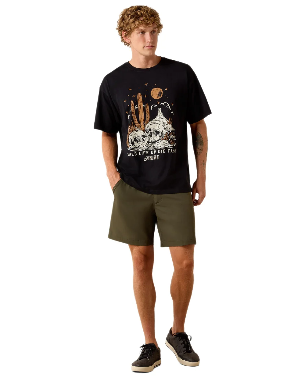 Ariat Mens Wild Life Boxy T-Shirt - Image 3