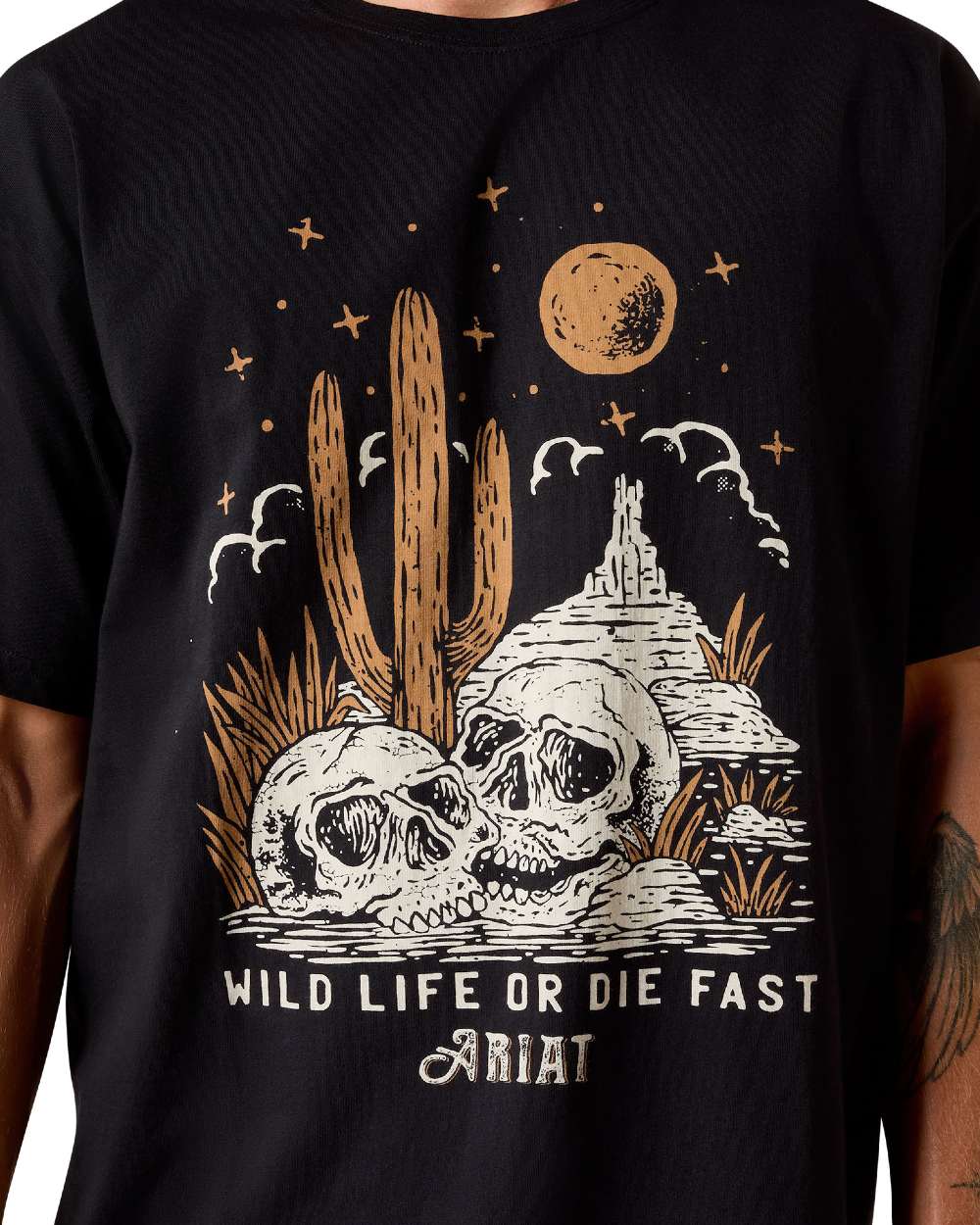 Ariat Mens Wild Life Boxy T-Shirt - Image 4