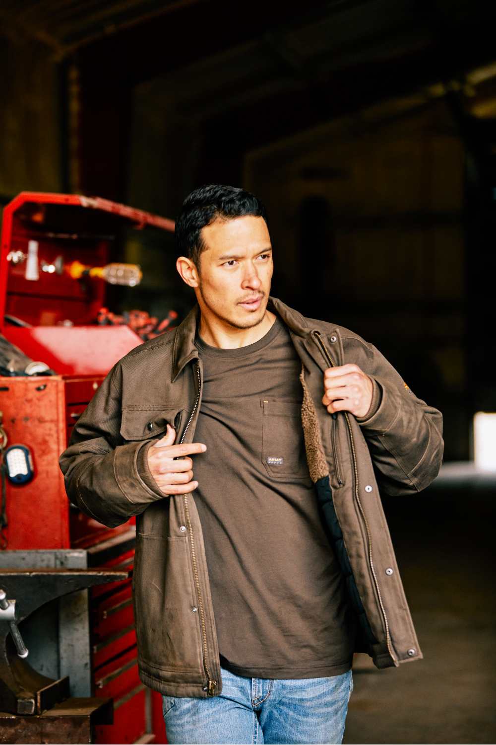 Ariat Rebar DuraCanvas Sherpa-Lined Jacket - Image 2