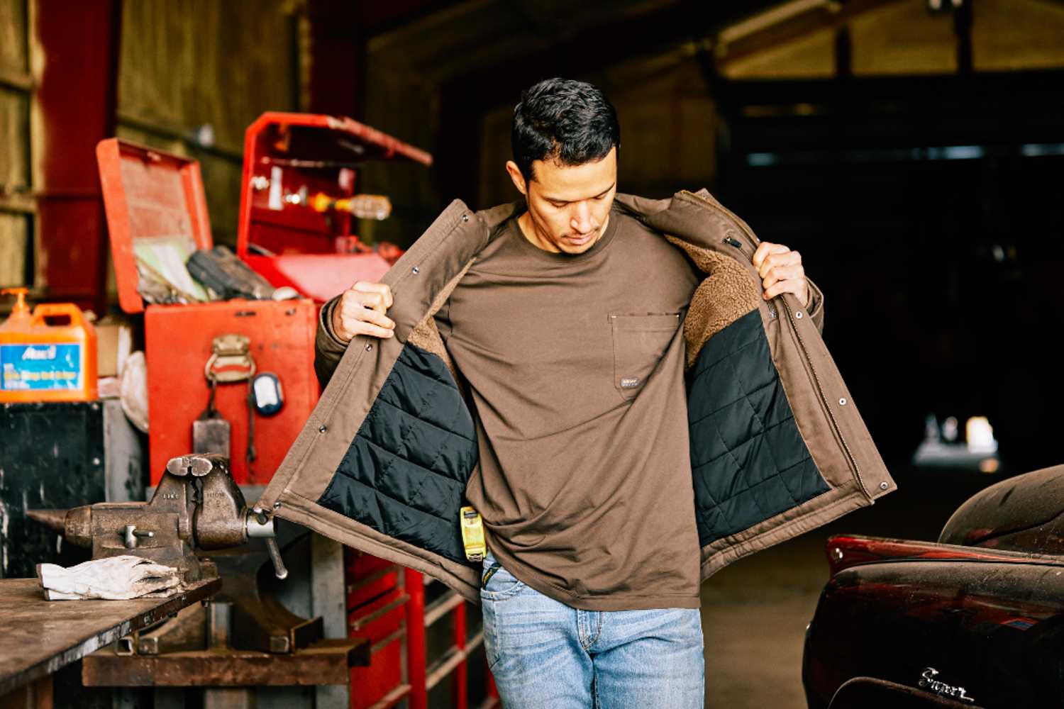 Ariat Rebar DuraCanvas Sherpa-Lined Jacket - Image 3