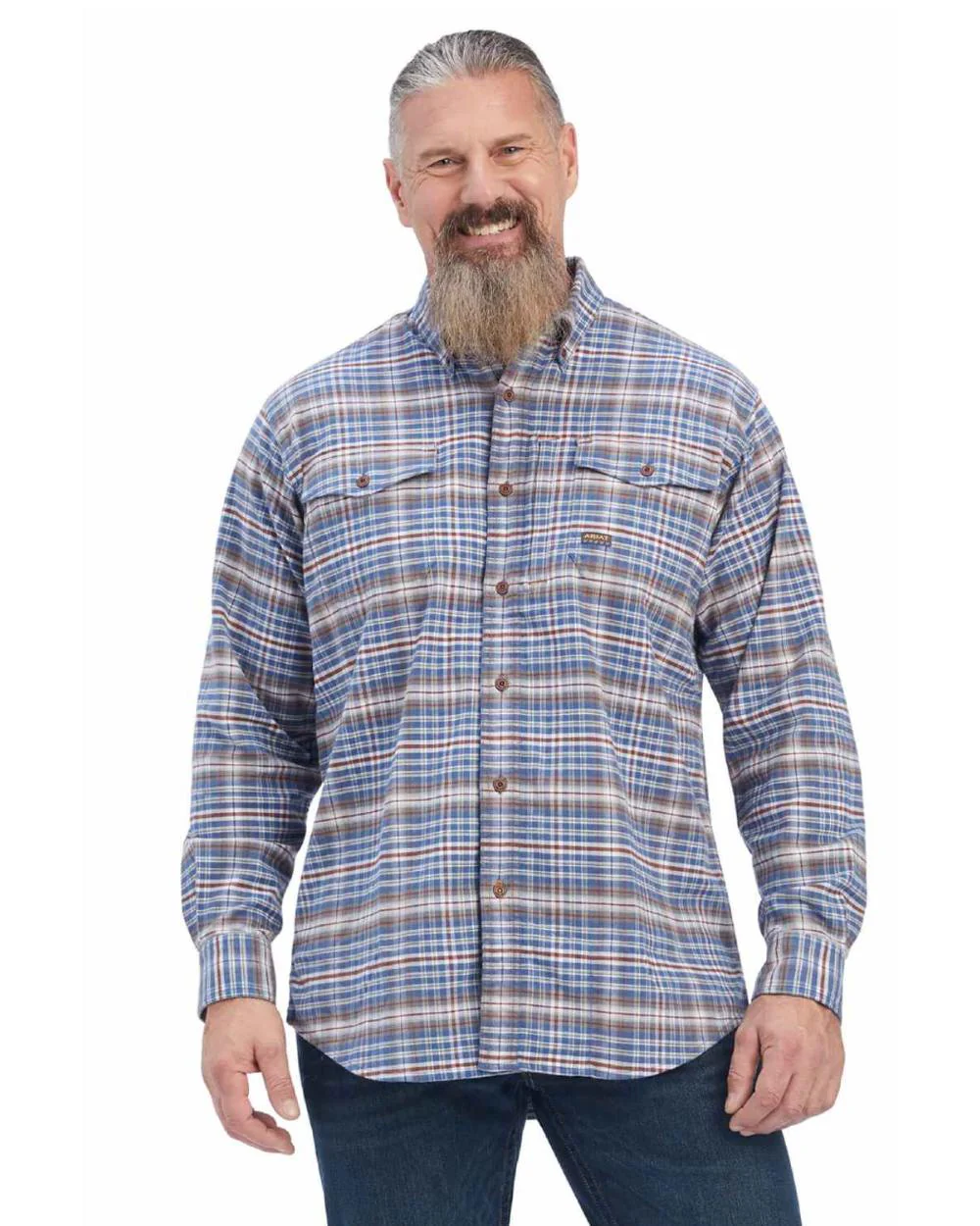 Ariat Rebar Flannel Durastretch Work Shirt - Image 12