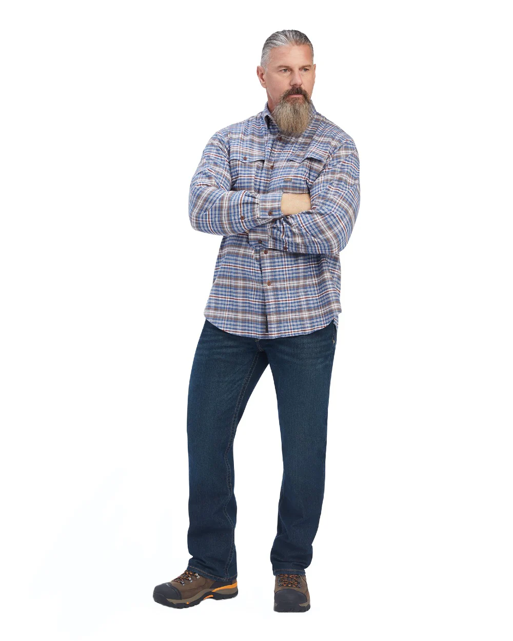 Ariat Rebar Flannel Durastretch Work Shirt - Image 15