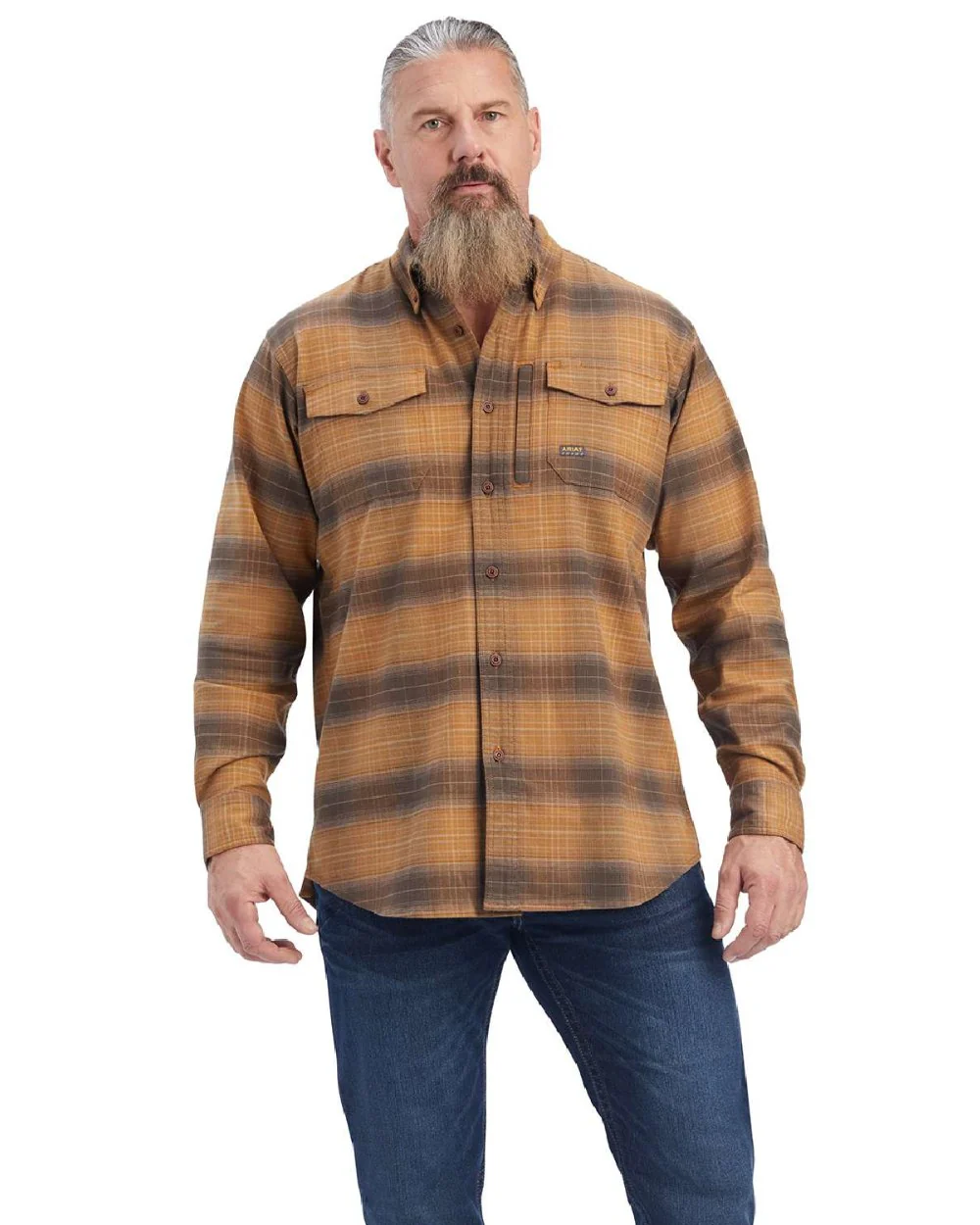 Ariat Rebar Flannel Durastretch Work Shirt - Image 17