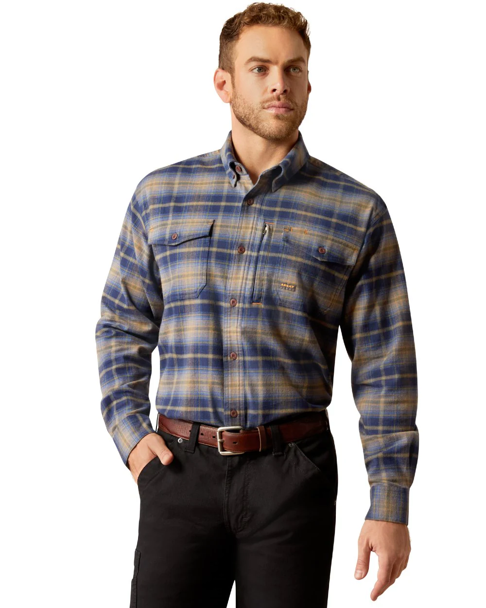 Ariat Rebar Flannel Durastretch Work Shirt - Image 23