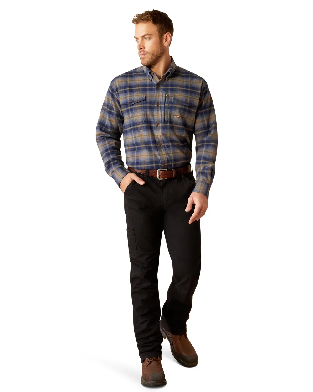 Ariat Rebar Flannel Durastretch Work Shirt - Image 24