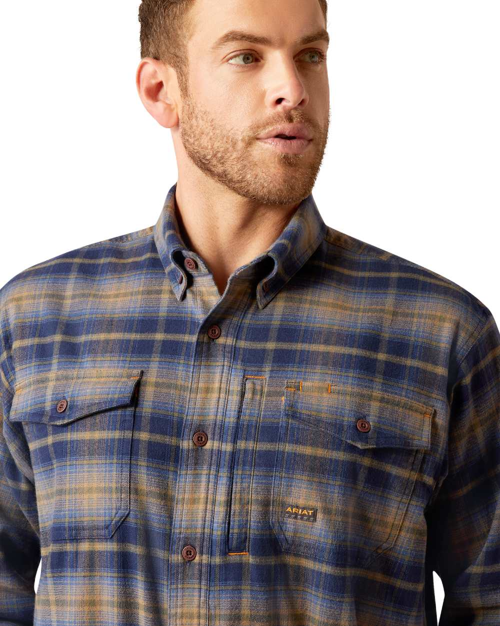 Ariat Rebar Flannel Durastretch Work Shirt - Image 25