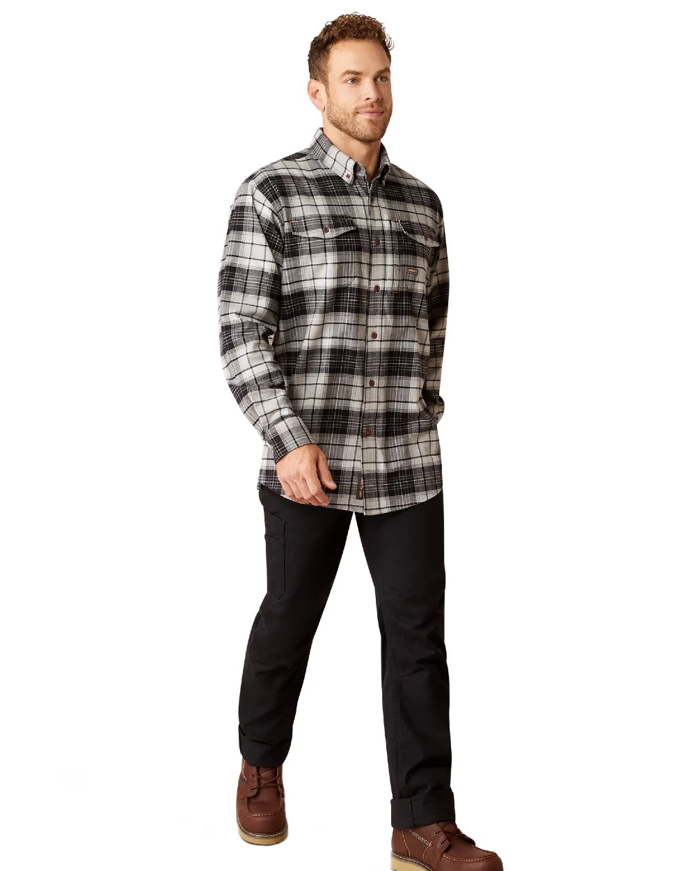 Ariat Rebar Flannel Durastretch Work Shirt - Image 29