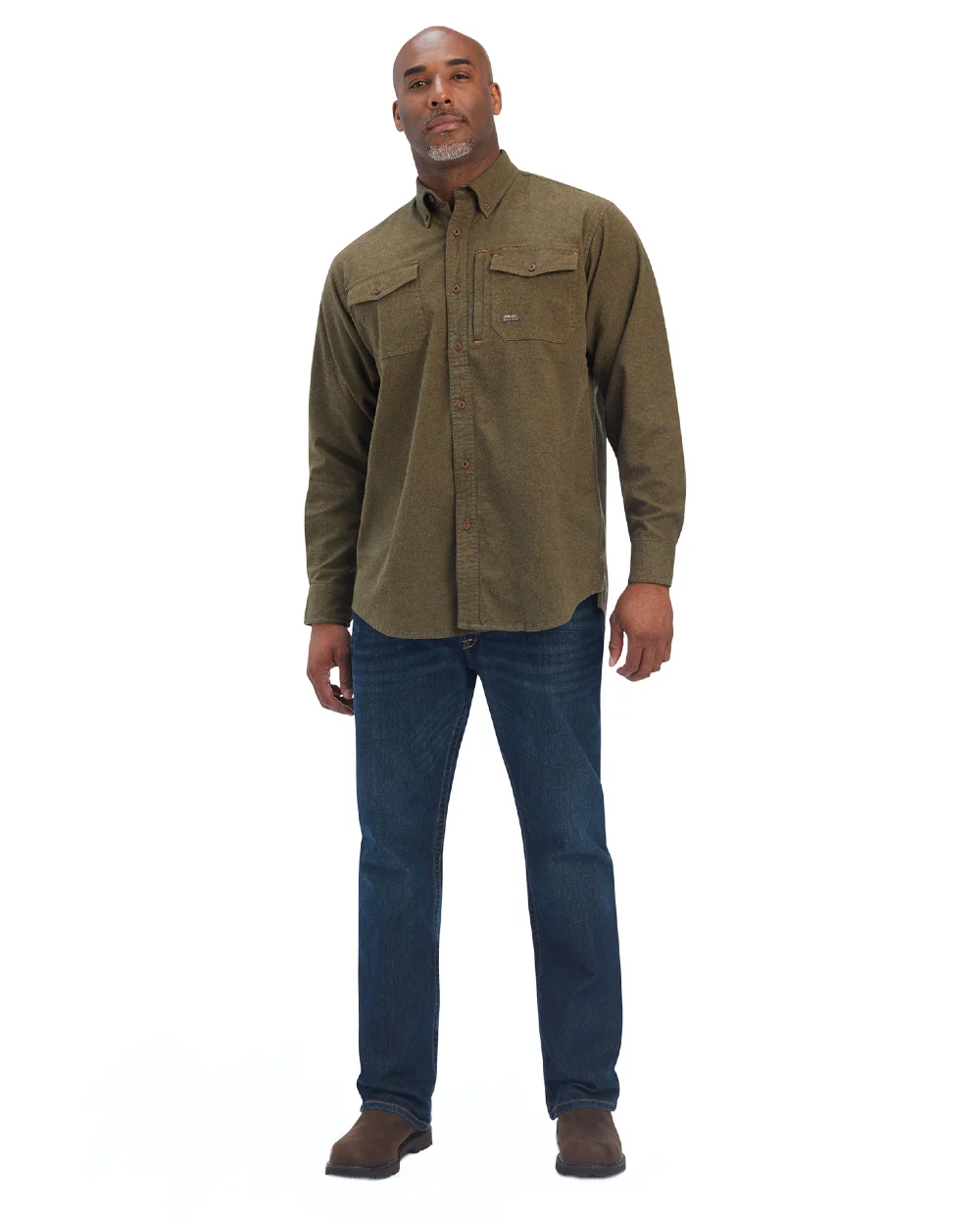 Ariat Rebar Flannel Durastretch Work Shirt - Image 5