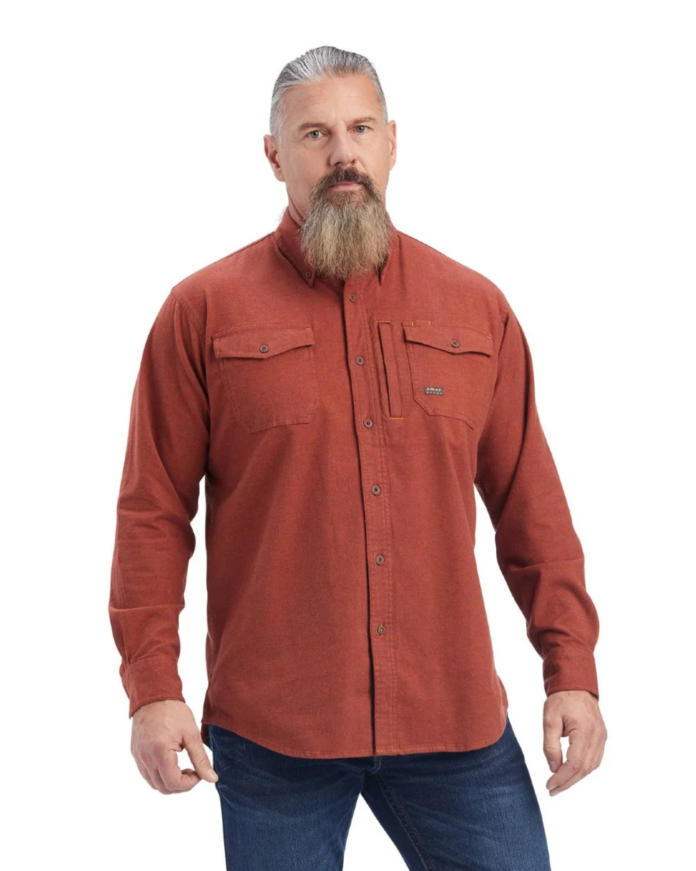 Ariat Rebar Flannel Durastretch Work Shirt - Image 7