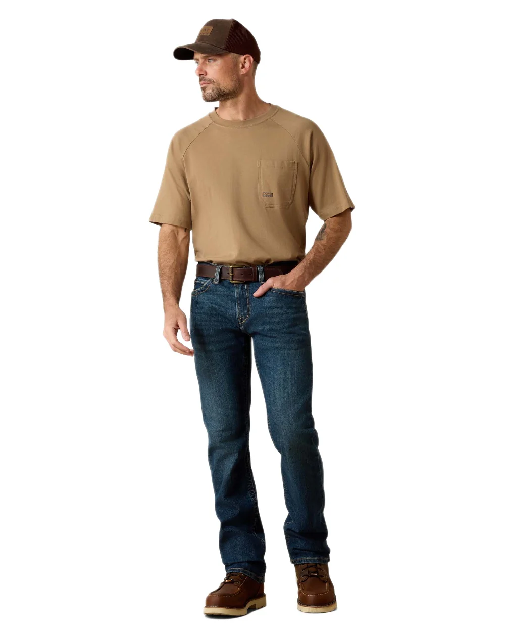 Ariat Rebar M7 Slim DuraStretch Edge Stackable Straight Jeans - Image 3