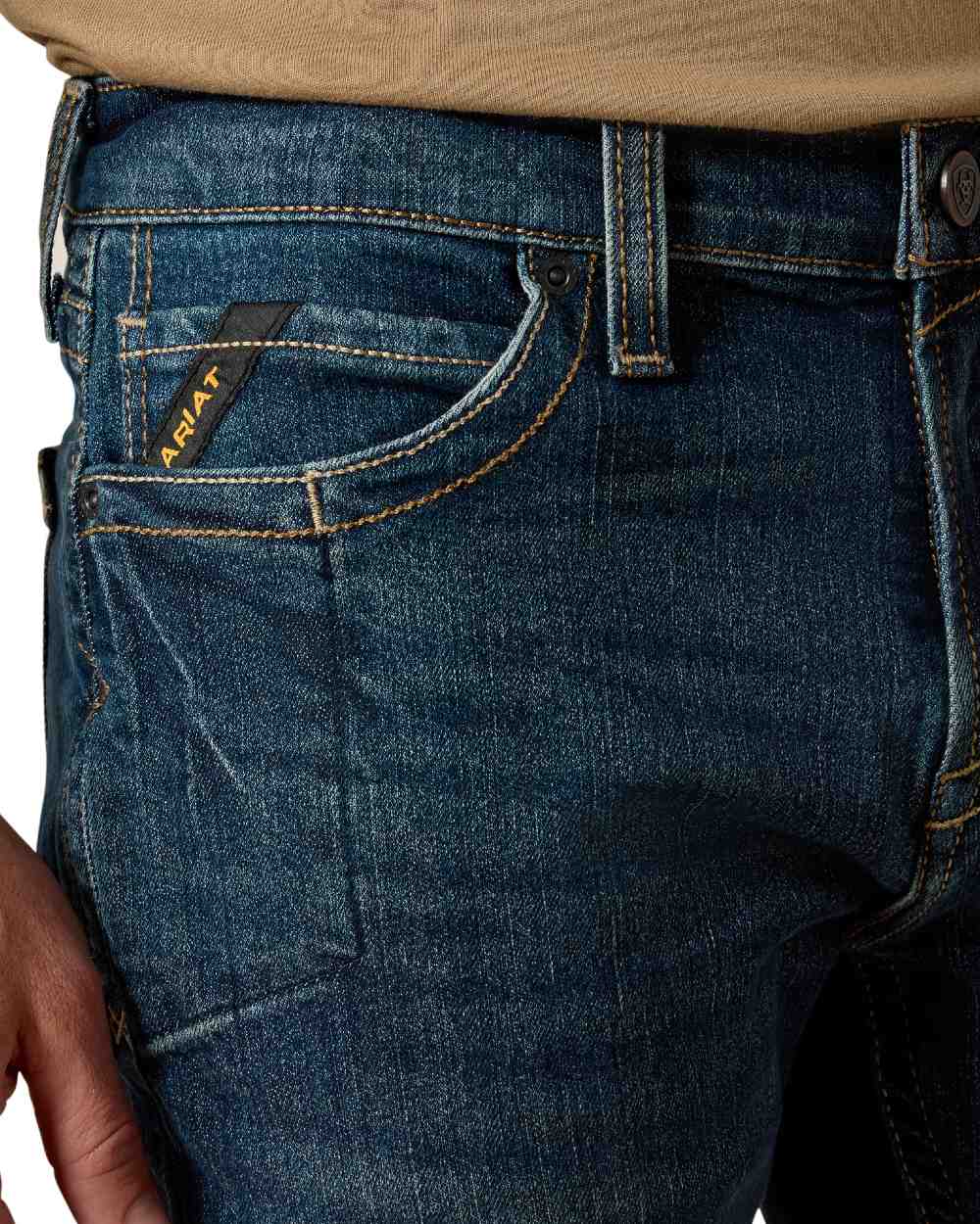 Ariat Rebar M7 Slim DuraStretch Edge Stackable Straight Jeans - Image 8