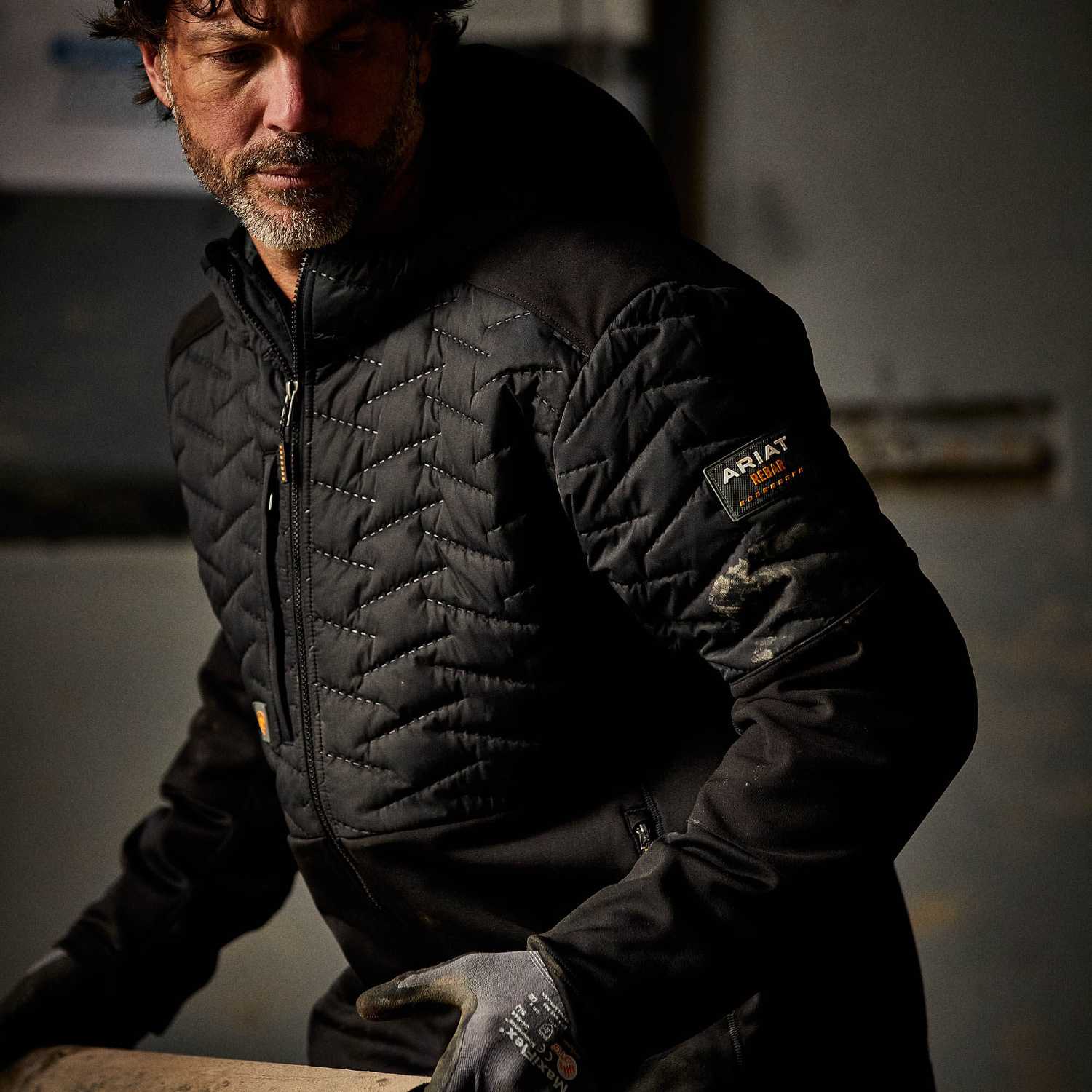 Ariat Rebar Mens Cloud 9 Insulated Jacket - Image 3