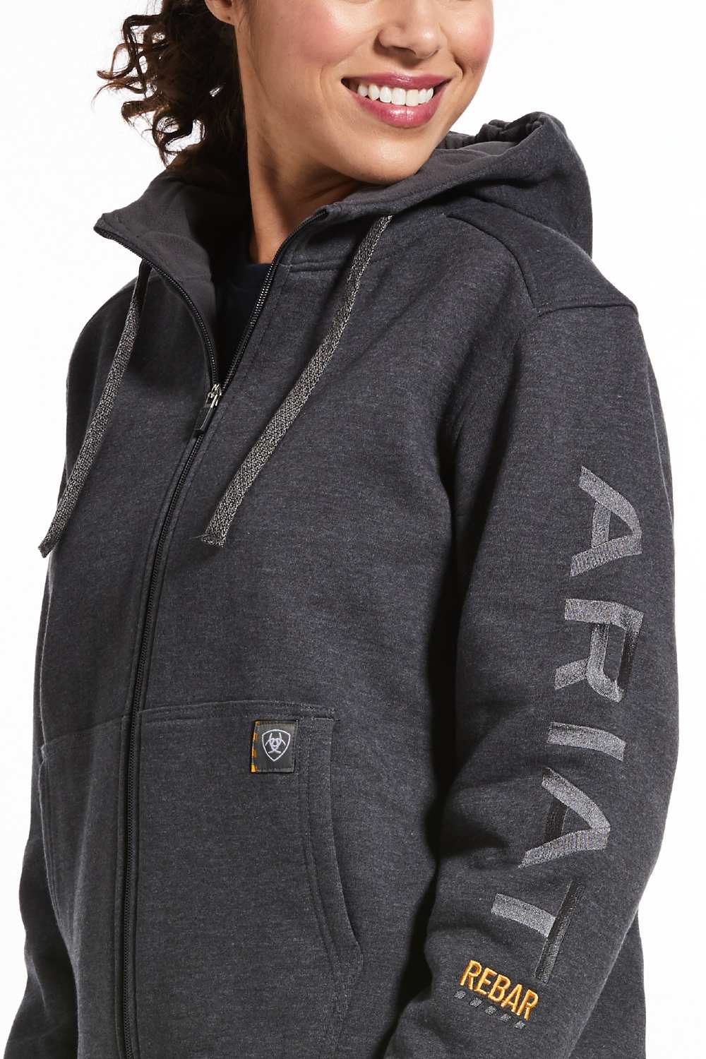 Ariat Rebar Women's All-Weather Full Zip Hoodie - Image 3