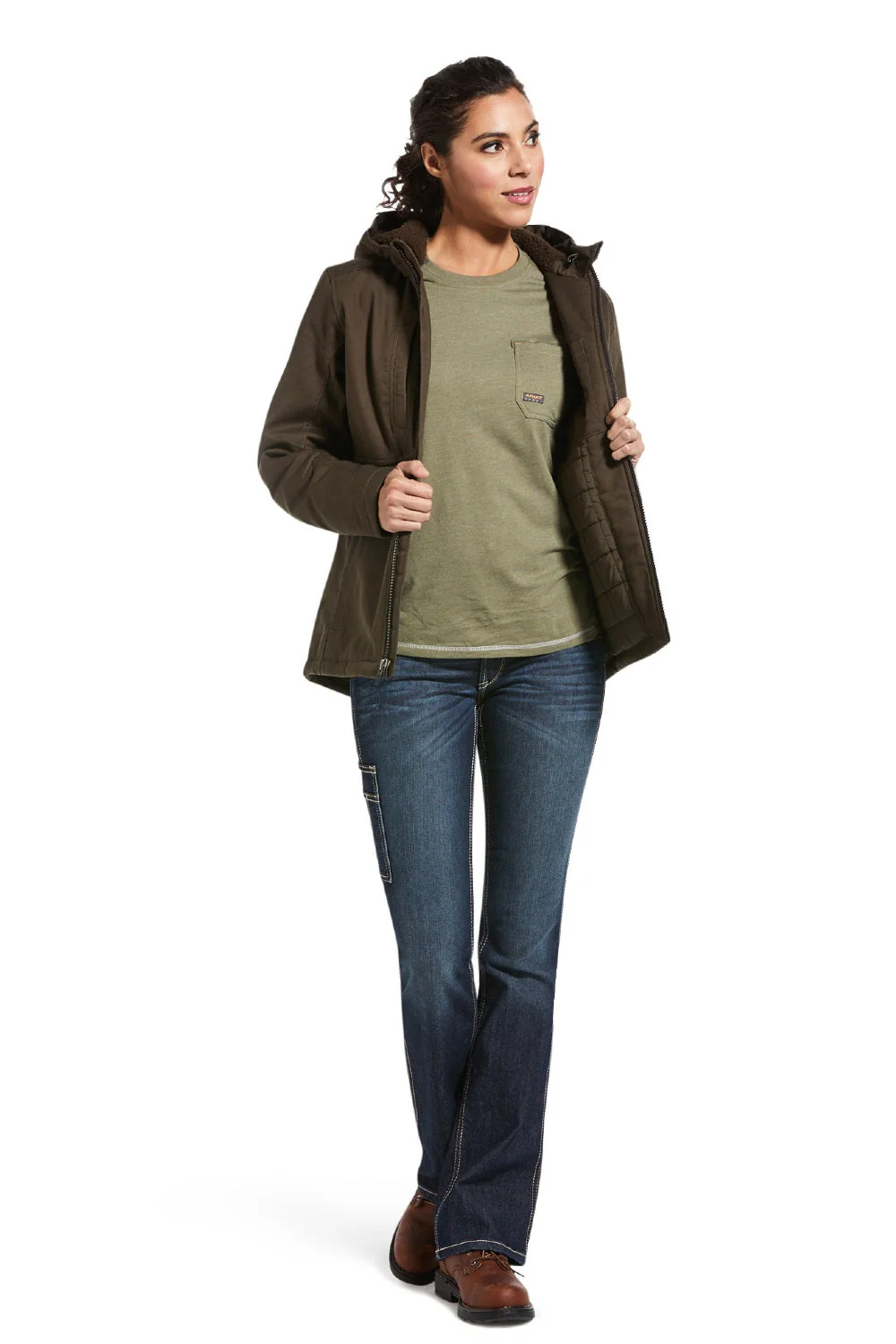 Ariat Rebar Womens DuraCanvas Insulated Jacket - Image 3