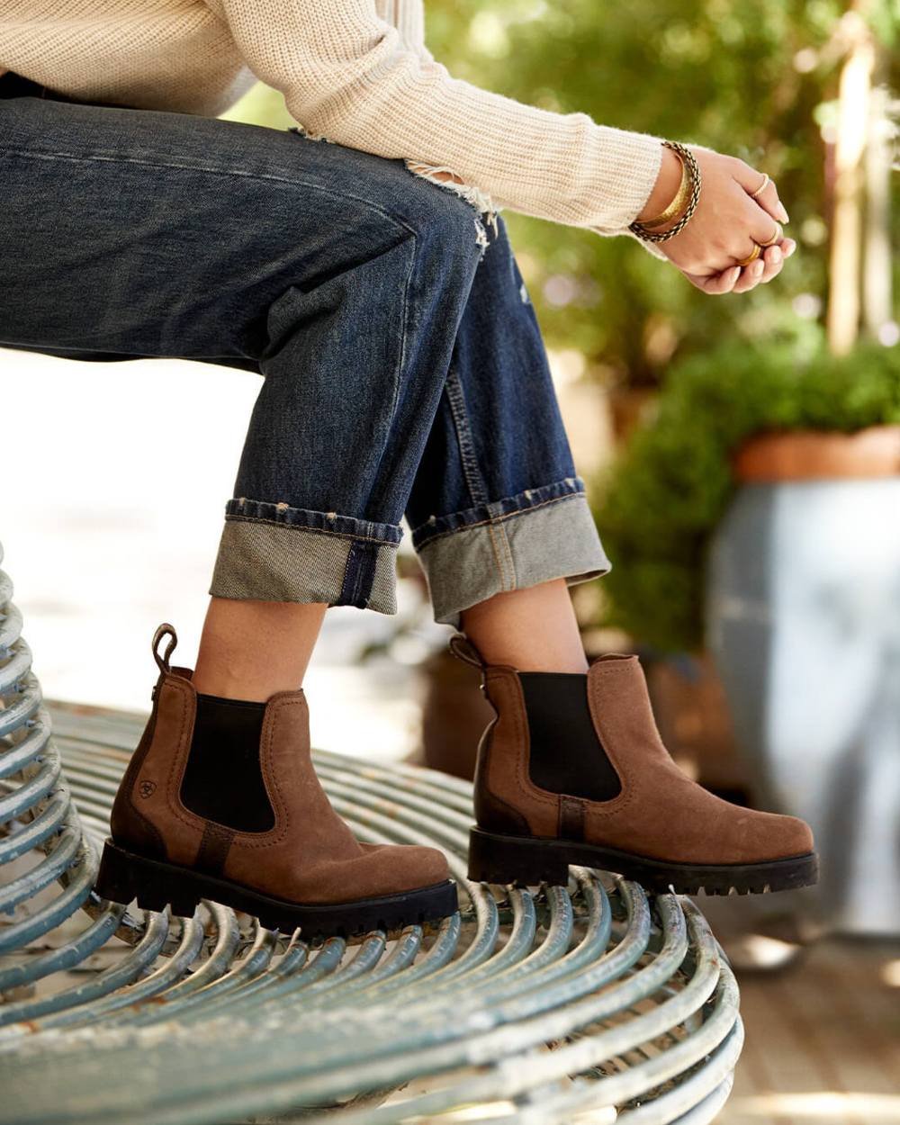 Ariat Womens Wexford Lug Waterproof Chelsea Boots - Image 4
