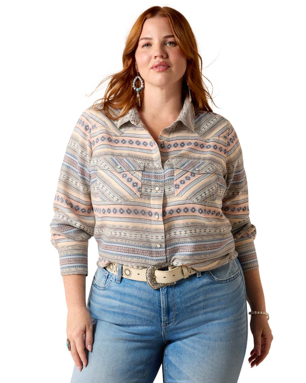 Ariat Womens Arizona Western Snap Shirt - Image 2