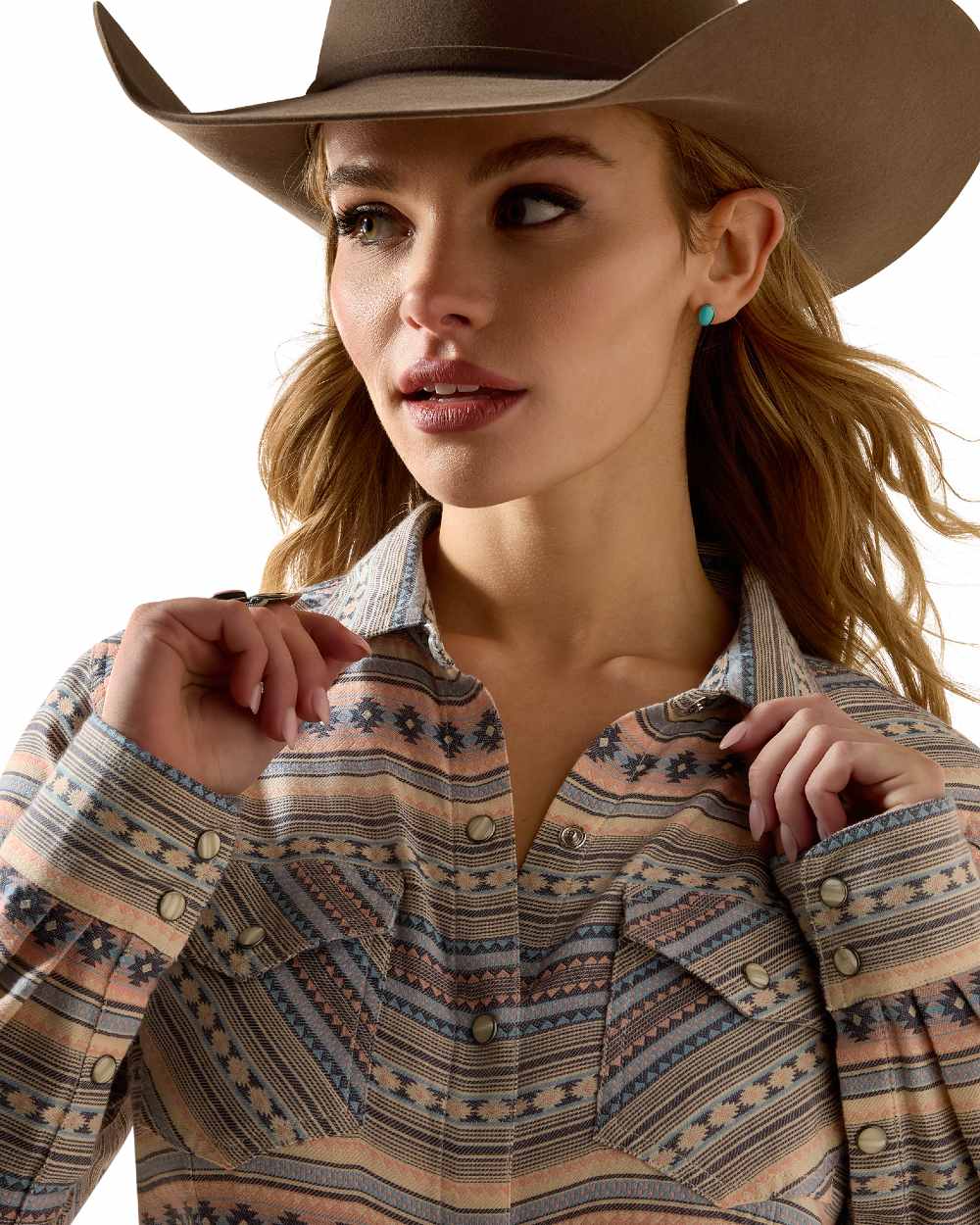 Ariat Womens Arizona Western Snap Shirt - Image 4
