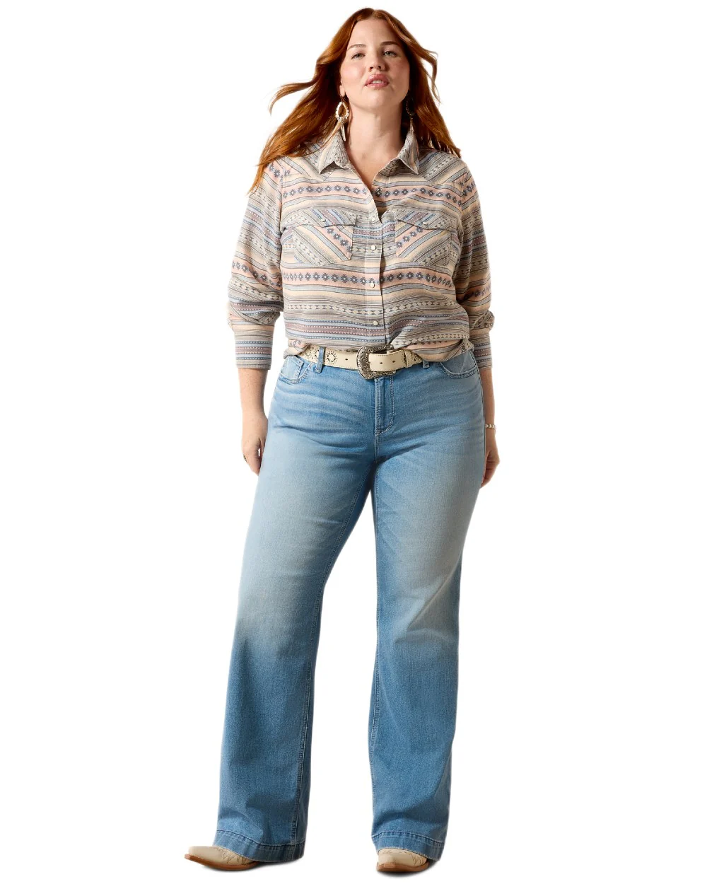 Ariat Womens Arizona Western Snap Shirt - Image 5