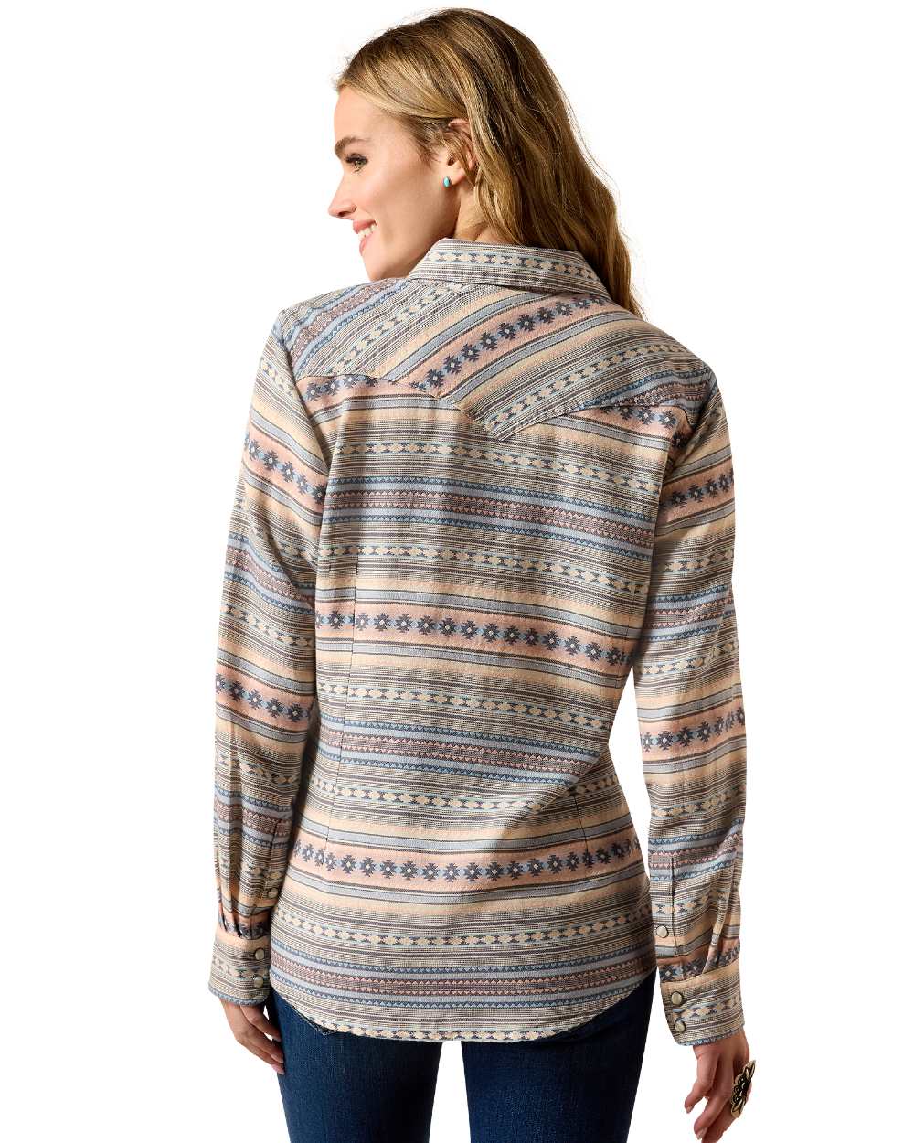 Ariat Womens Arizona Western Snap Shirt - Image 6