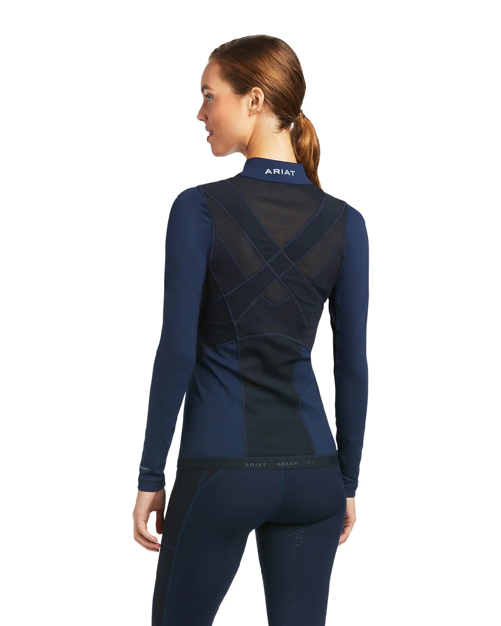 Ariat Womens Ascent 1/4 Zip Base Layer - Image 4