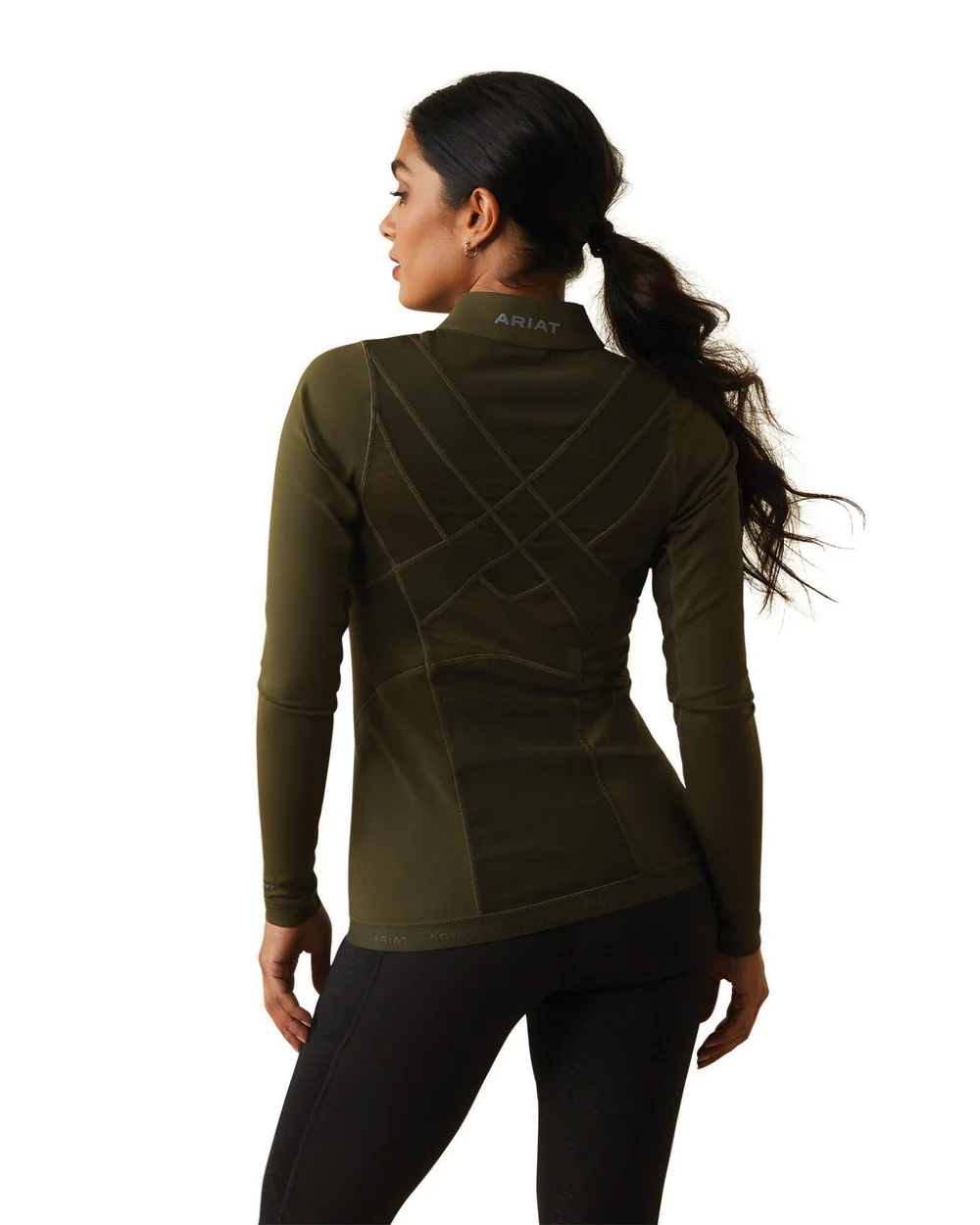 Ariat Womens Ascent 1/4 Zip Base Layer - Image 9