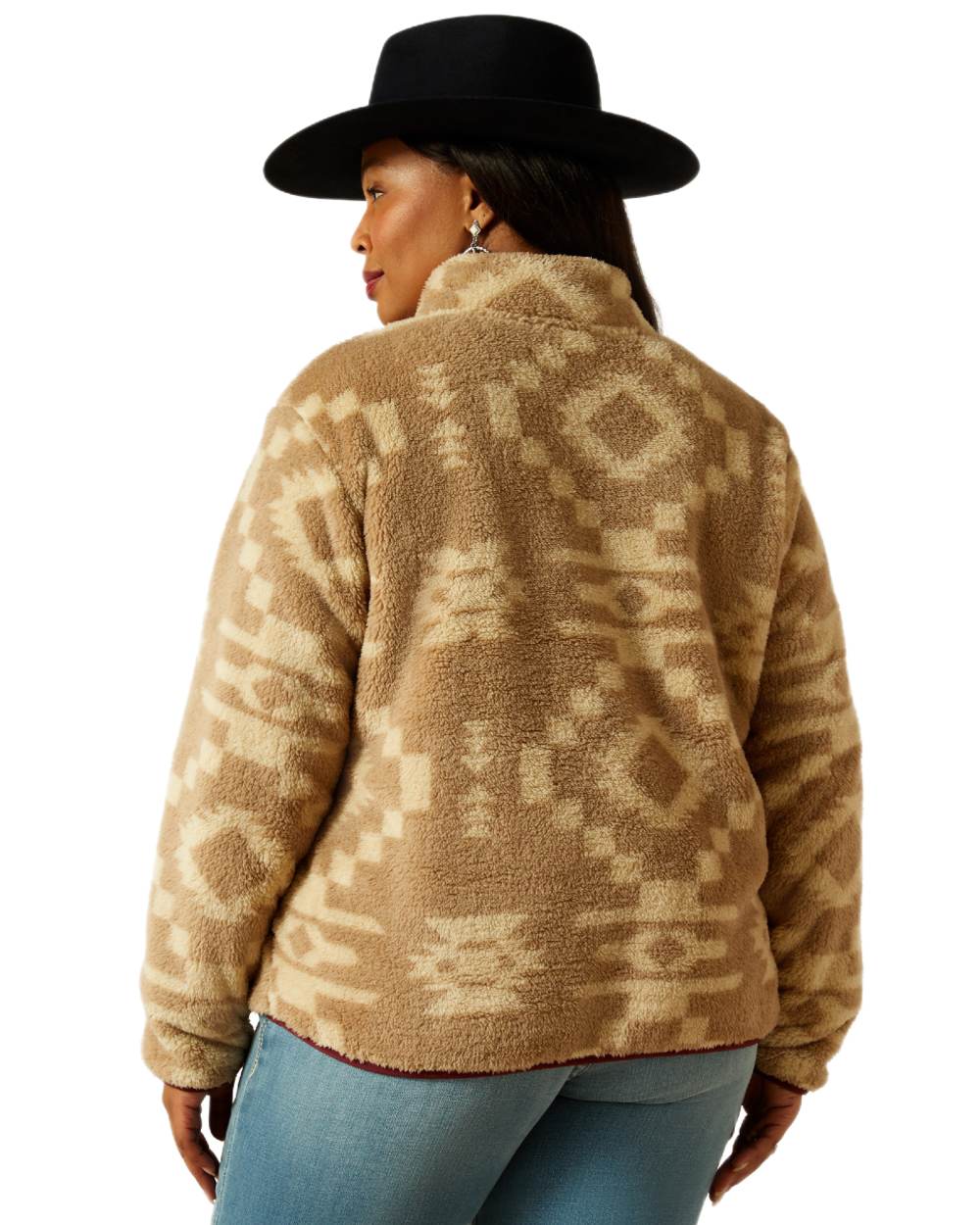 Ariat Womens Berber Snap Front Sweatshirt - Image 15