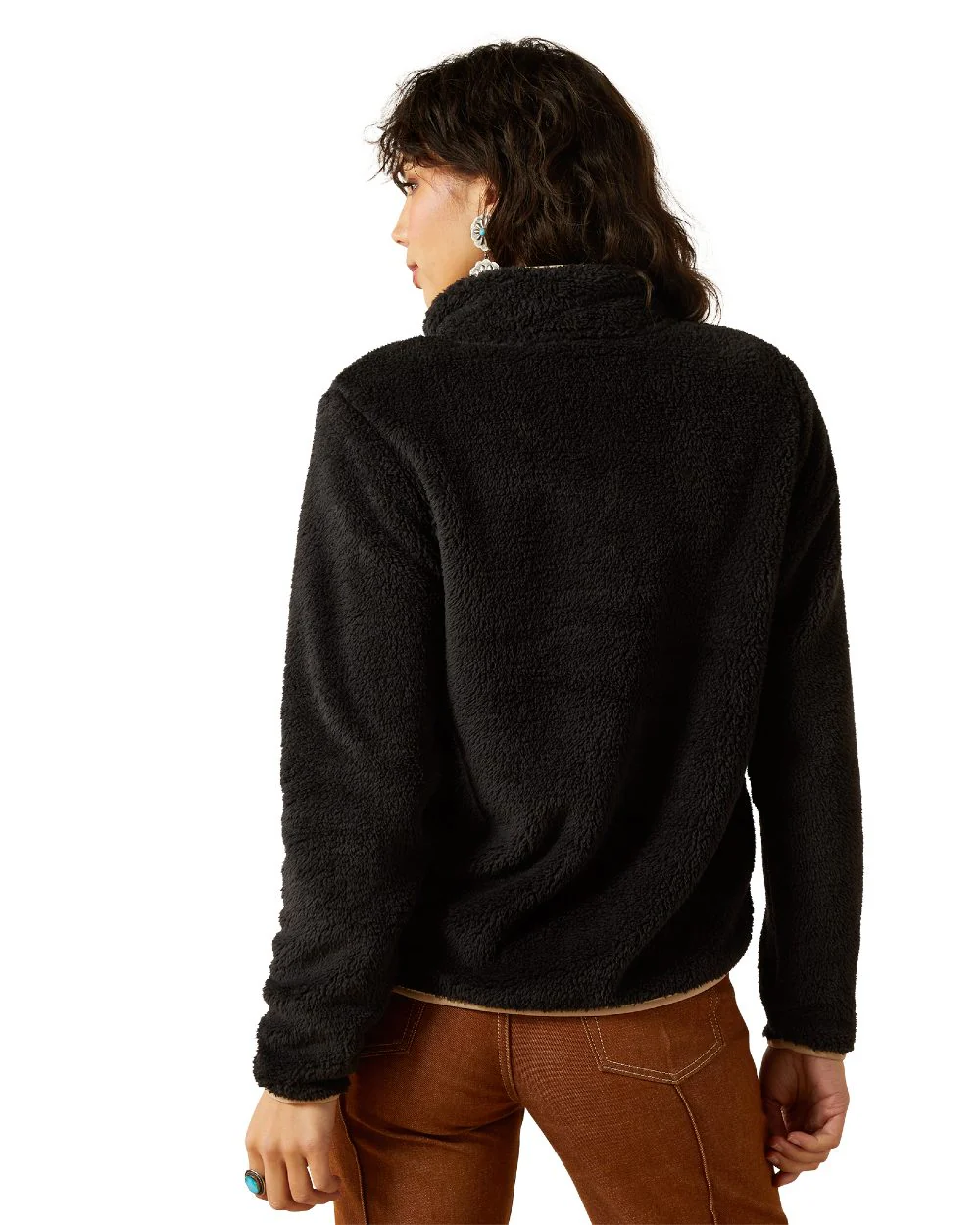 Ariat Womens Berber Snap Front Sweatshirt - Image 7