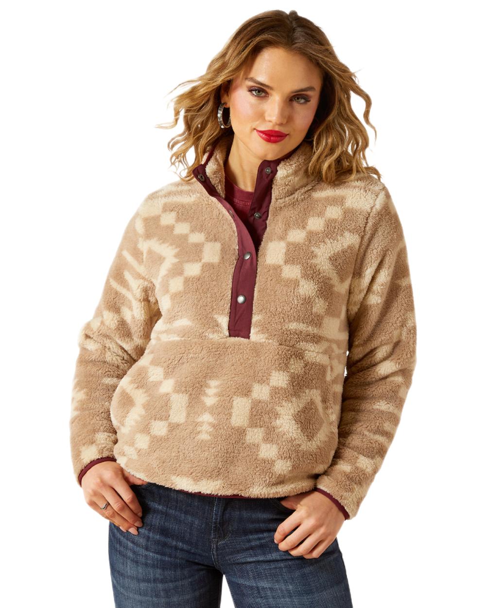 Ariat Womens Berber Snap Front Sweatshirt - Image 8