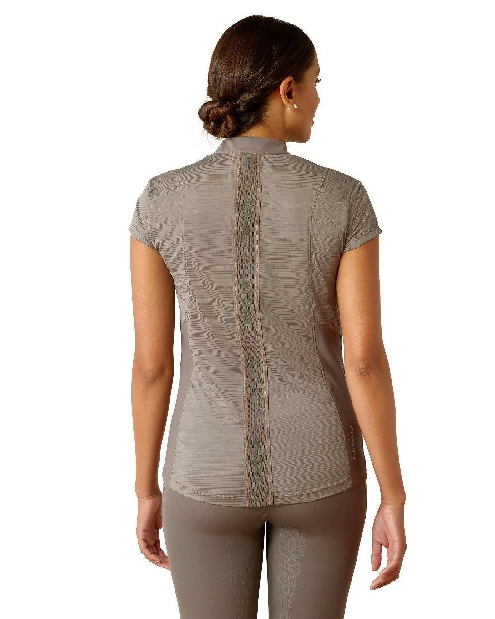 Ariat Womens Breathe Quarter Zip Short Sleeve Baselayer - Image 4