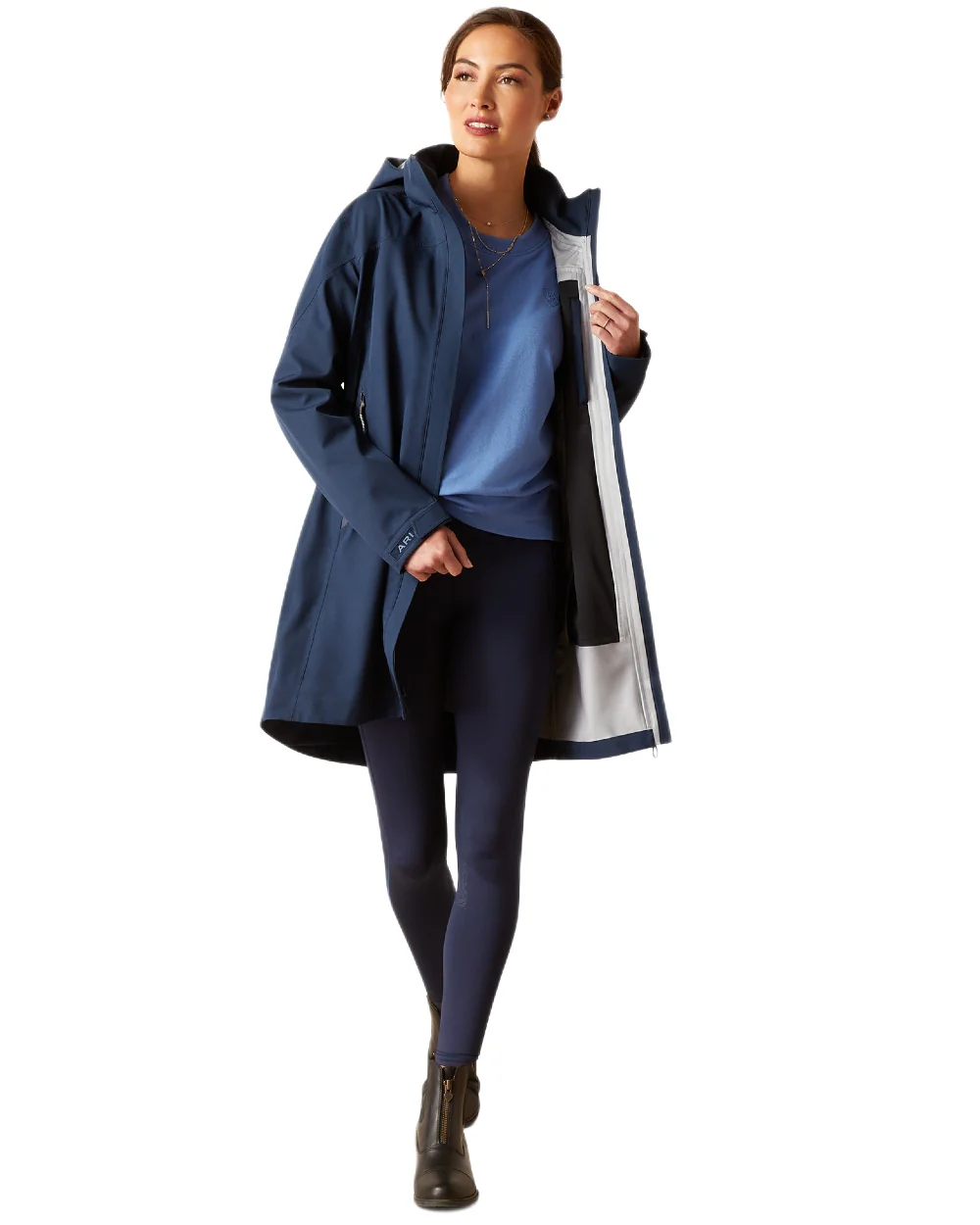 Ariat Womens Coastal Long Waterproof Parka - Image 3