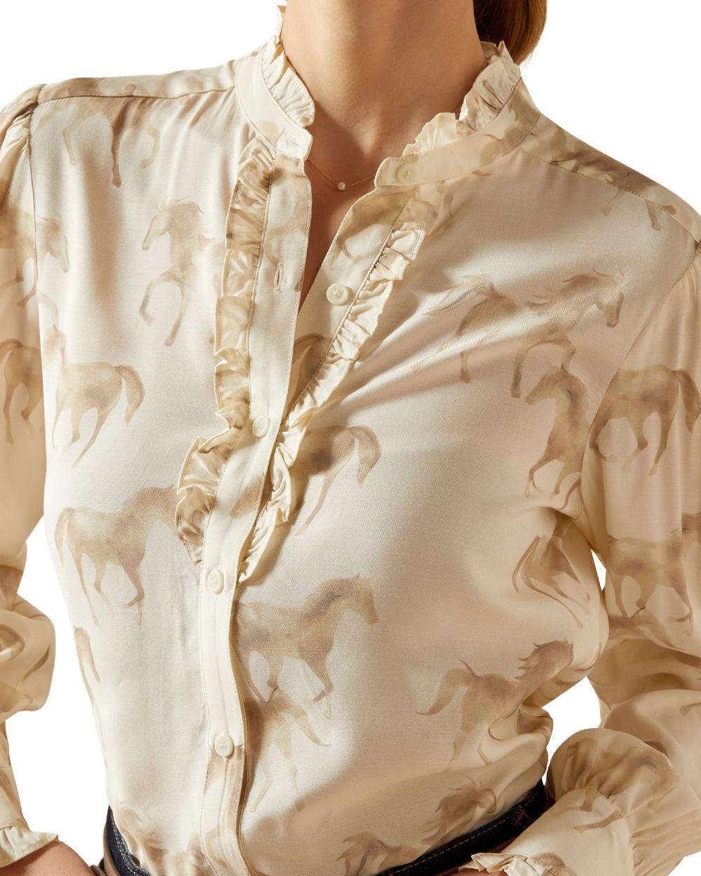 Ariat Womens Cricklade Blouse - Image 3