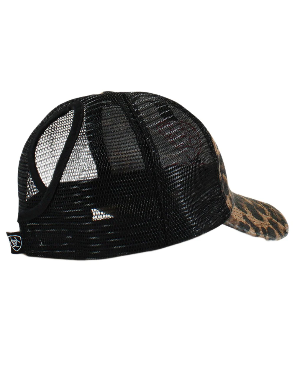 Ariat Womens Embossed Logo Cheetah Print Cap - Image 2