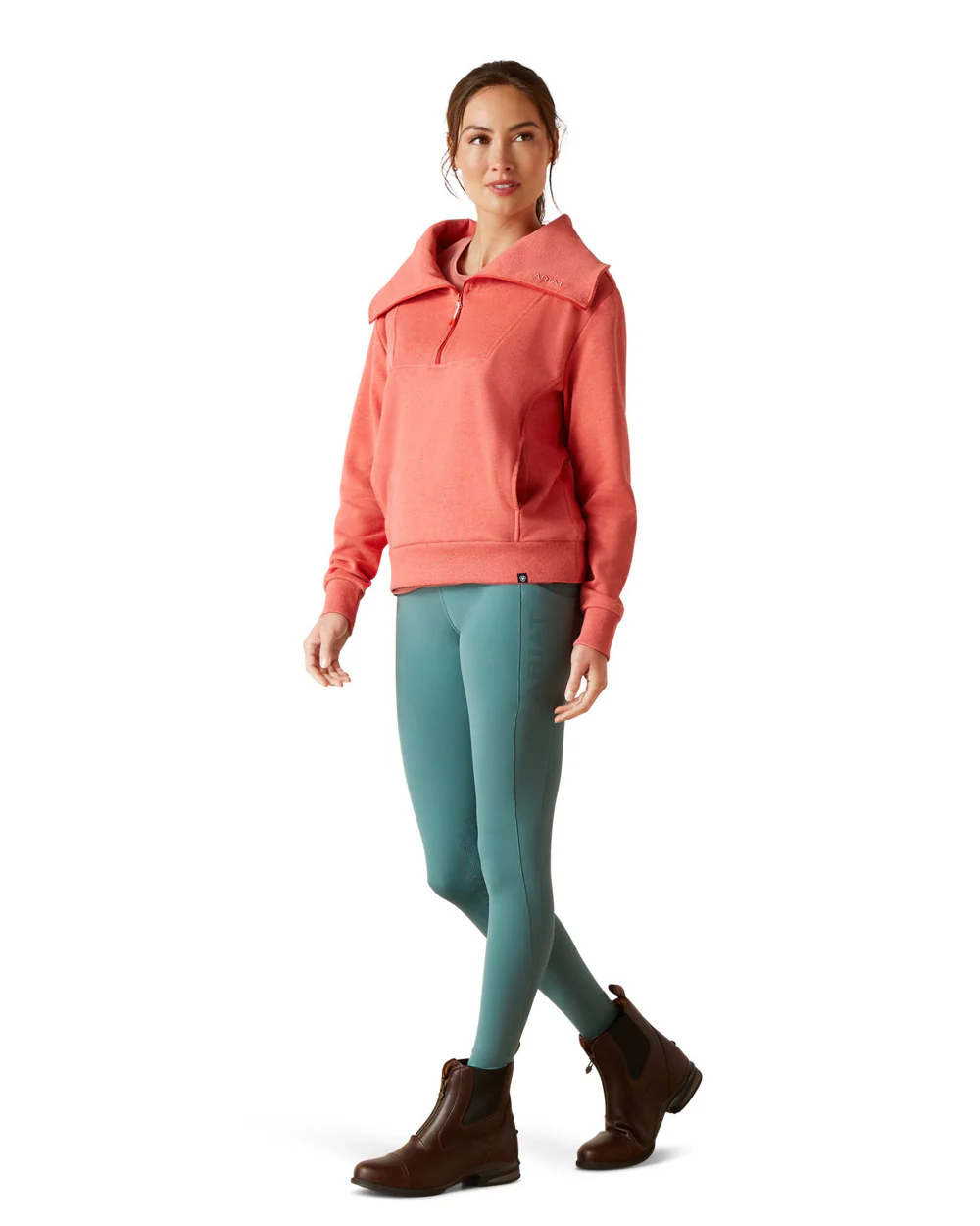 Ariat Womens Fern Half Zip Sweatshirt - Image 3