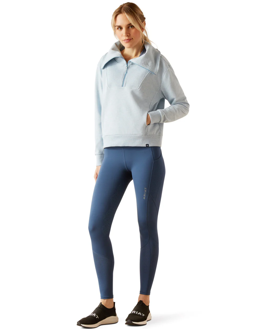 Ariat Womens Fern Half Zip Sweatshirt - Image 7