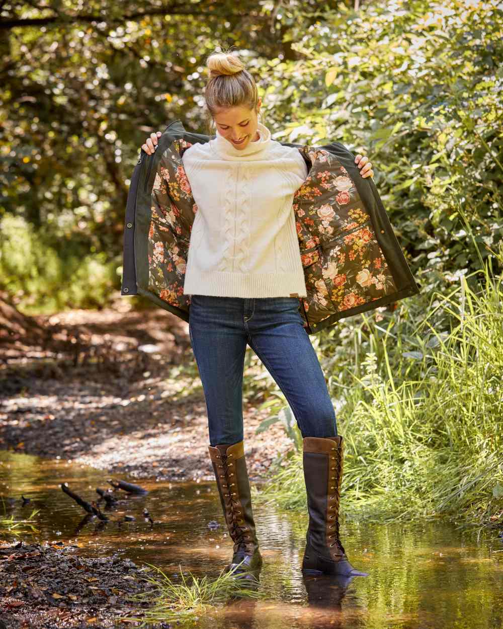 Ariat Womens High Rise Bridle Skinny Jeans - Image 3