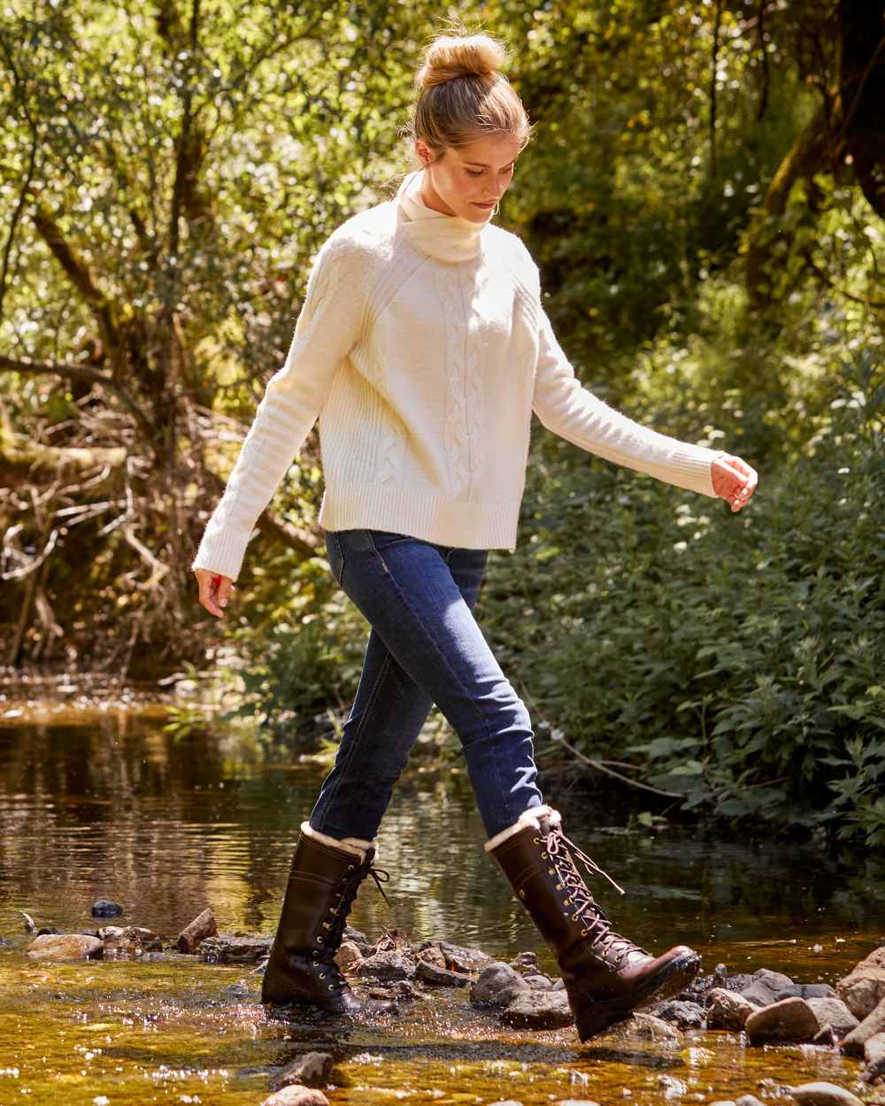 Ariat Womens High Rise Bridle Skinny Jeans - Image 4