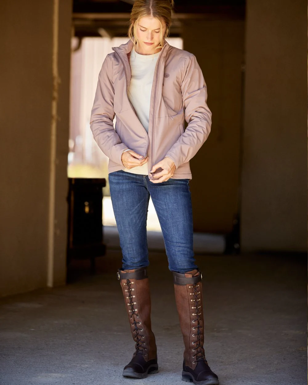 Ariat Womens High Rise Bridle Skinny Jeans - Image 7