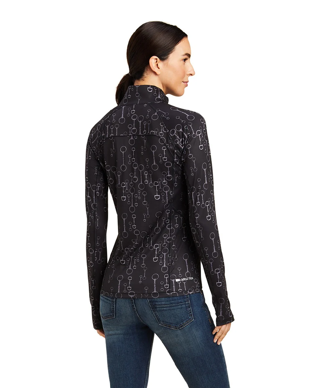 Ariat Womens Lowell 2.0 1/4 Zip Long Sleeve Base Layer - Image 10