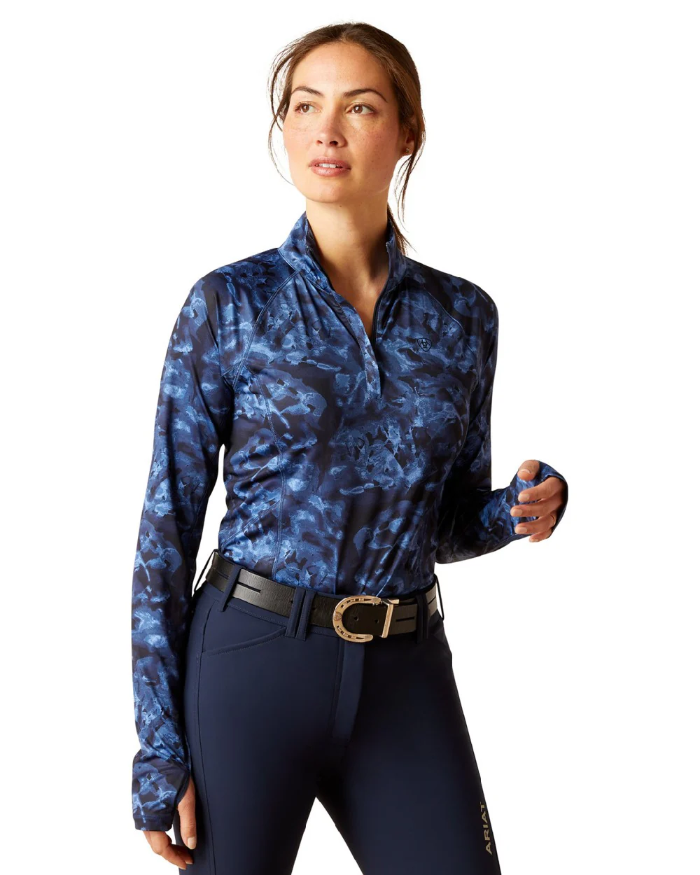 Ariat Womens Lowell 2.0 1/4 Zip Long Sleeve Base Layer - Image 12
