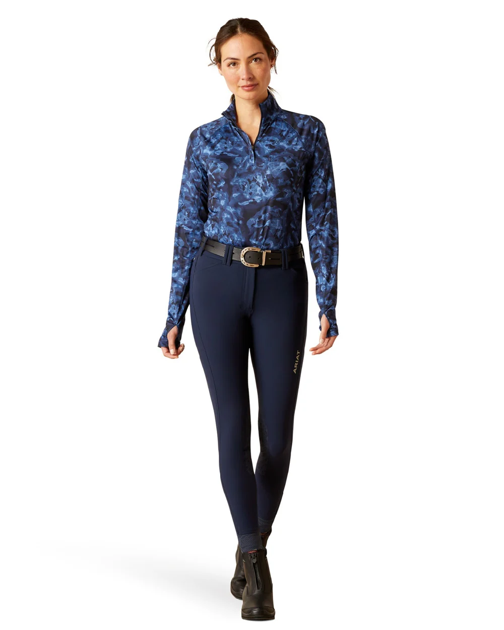 Ariat Womens Lowell 2.0 1/4 Zip Long Sleeve Base Layer - Image 14