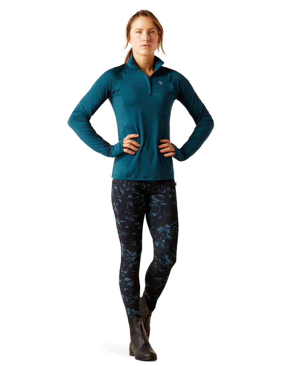 Ariat Womens Lowell 2.0 1/4 Zip Long Sleeve Base Layer - Image 17