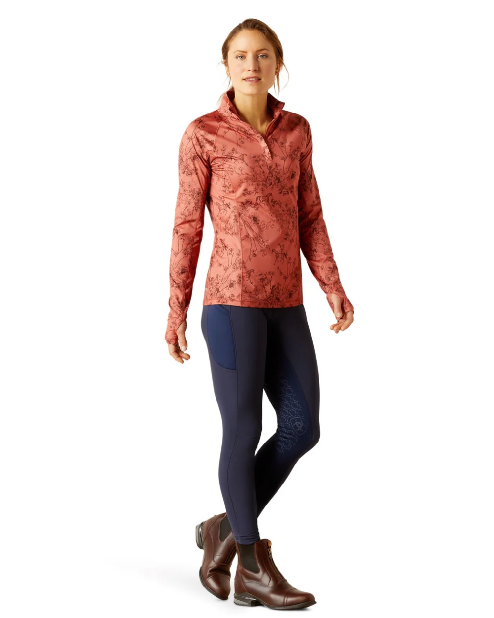 Ariat Womens Lowell 2.0 1/4 Zip Long Sleeve Base Layer - Image 20