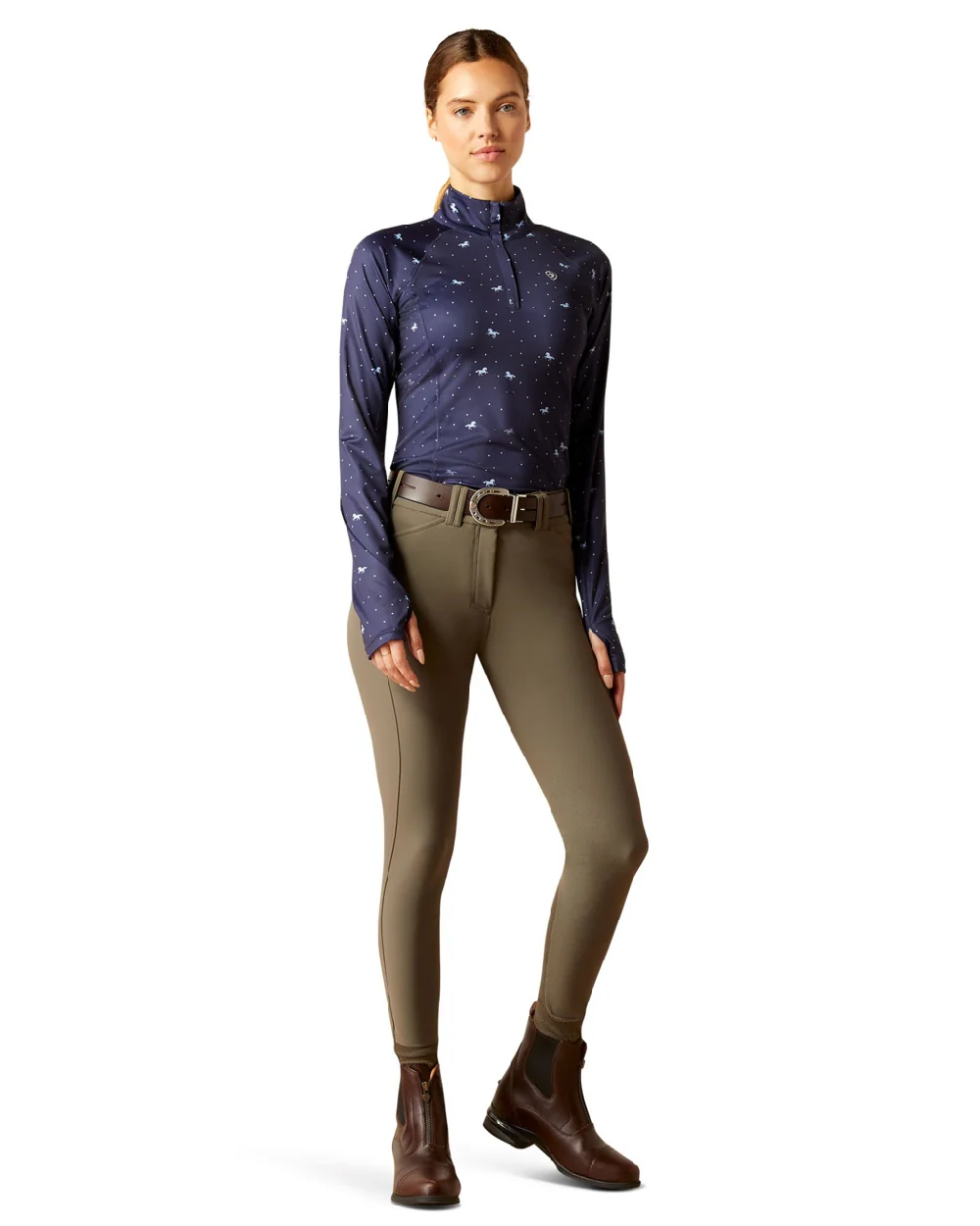 Ariat Womens Lowell 2.0 1/4 Zip Long Sleeve Base Layer - Image 26