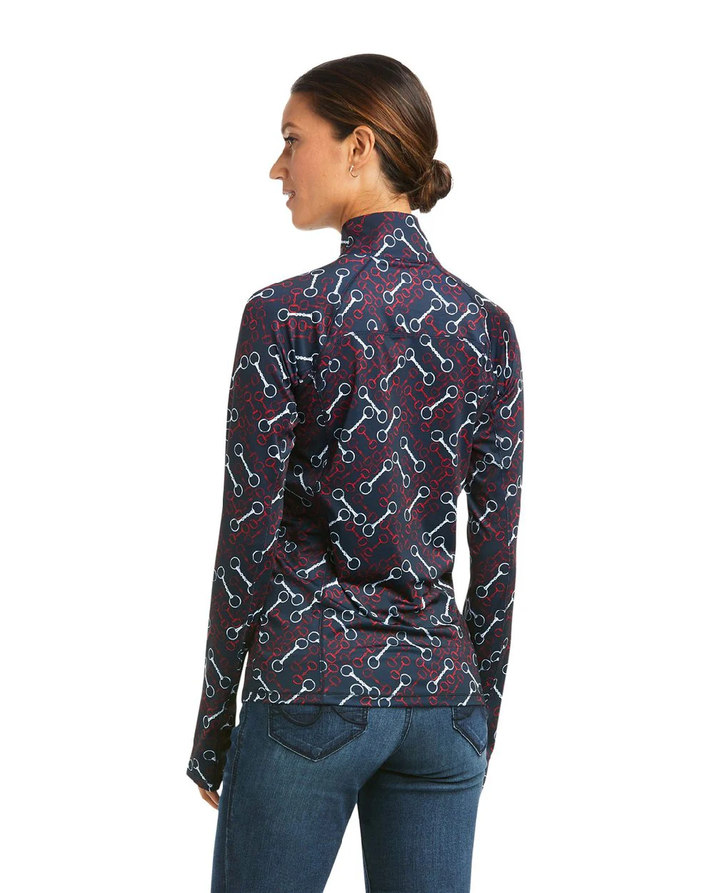 Ariat Womens Lowell 2.0 1/4 Zip Long Sleeve Base Layer - Image 8