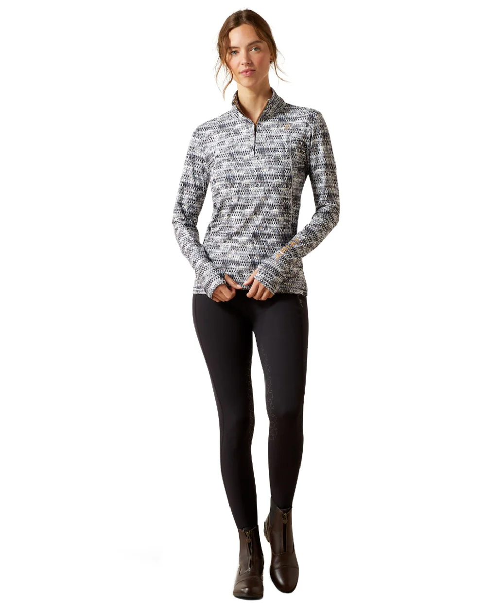 Ariat Womens Lowell 3.0 Quarter Zip Baselayer - Image 12