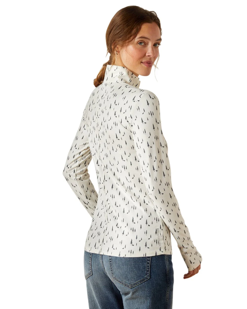 Ariat Womens Lowell 3.0 Quarter Zip Baselayer - Image 16
