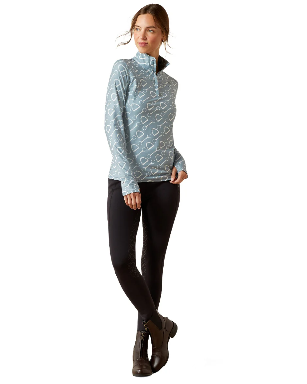Ariat Womens Lowell 3.0 Quarter Zip Baselayer - Image 18